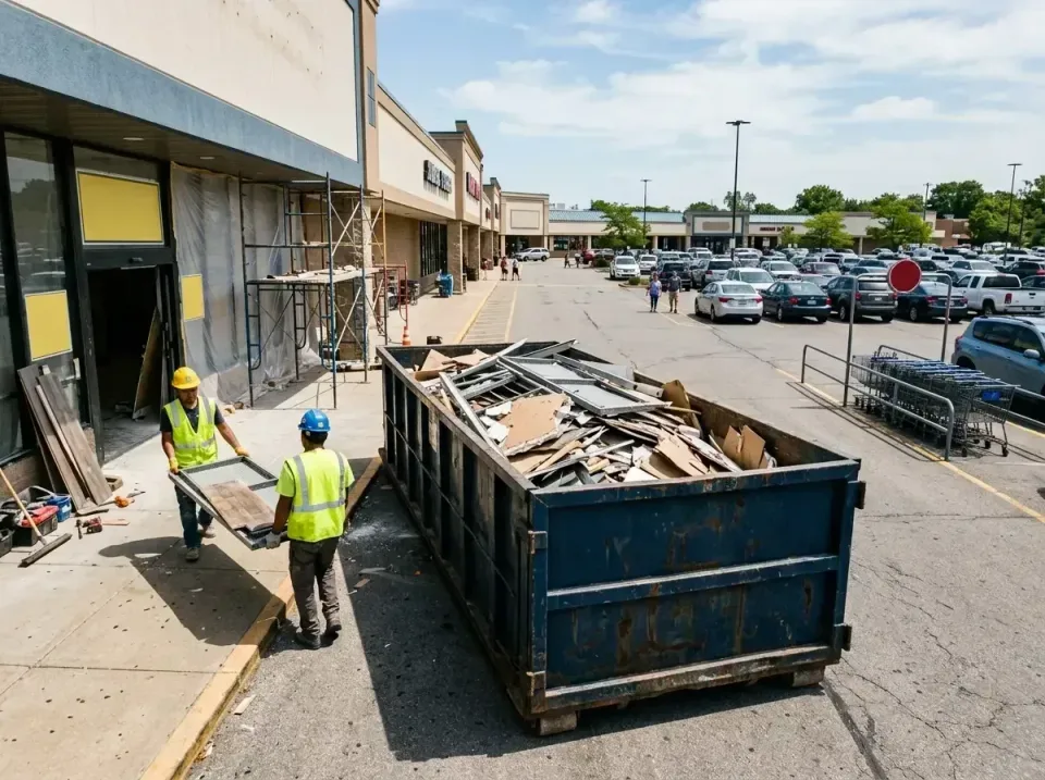 retail-store-renovation-debris-003 — frequently asked questions, Roll-off Dumpster Rentals in Russellville, AL